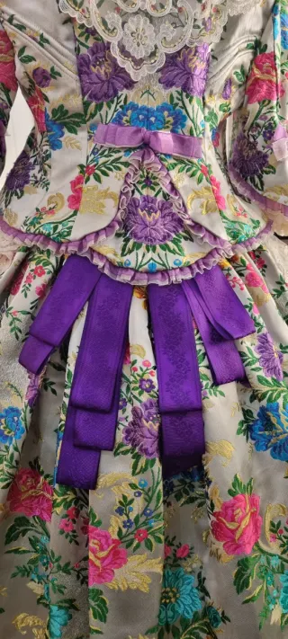 Traje de Fallera Multicolor