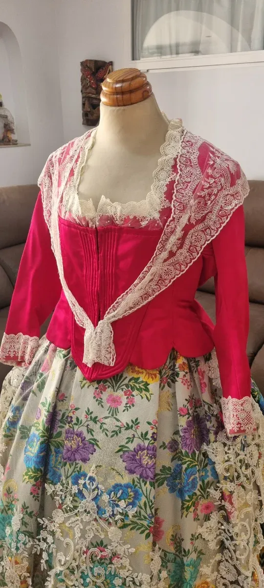 Traje de Fallera Multicolor