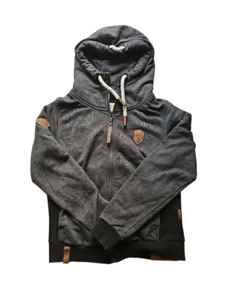 Felpa Naketano Zip Collo Alto Grigia S