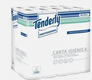CONF. 30 ROTOLI CARTA IGIENICA 20M TENDERLY nuova