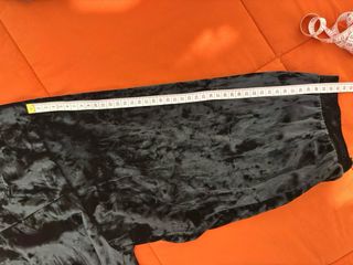 velvet black vintage top/blouse one size