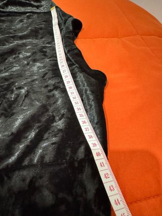 velvet black vintage top/blouse one size