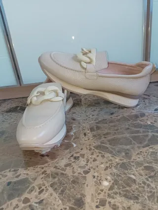 Zapatos Hispanitas Beige Mujer
