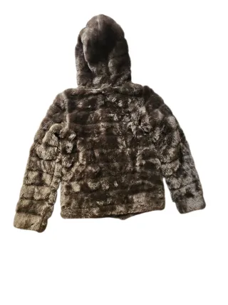 Giacca Zuiki Pelliccia Sintetica con Cappuccio Tg