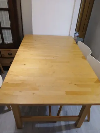 Mesa de comedor extensible de 150 a 200cm