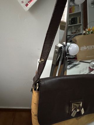 Borsa a spalla Alviero Martini Beige/Marrone