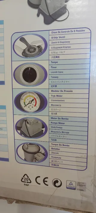 Depuradora Intex para piscina 4m3/hr