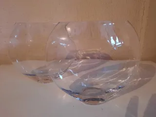 Coppia vasi in vetro