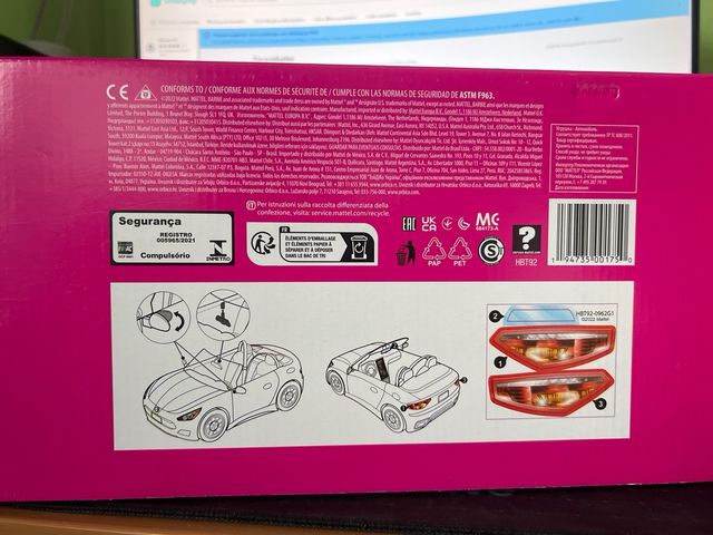 Coche Descapotable Barbie