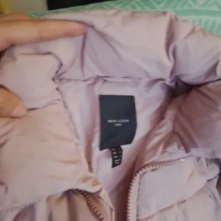 Cazadora acolchada rosa talla XXL