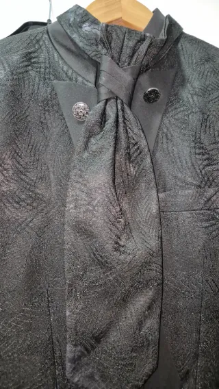 Traje de alta costura hombre negro