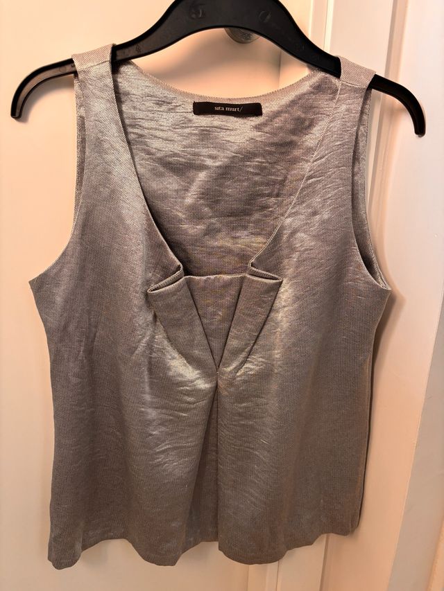 Top Sita Murt Plateado