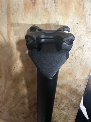 Tija sillín bicicleta negra