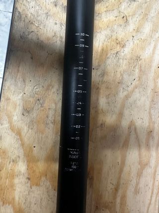 Tija sillín bicicleta negra