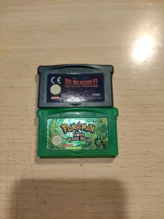 Juego Game Boy Advance Pokémon Verde Hoja