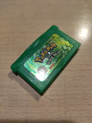Juego Game Boy Advance Pokémon Verde Hoja