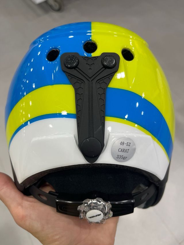 Casco Alpina Carat Junior Azul/Amarillo