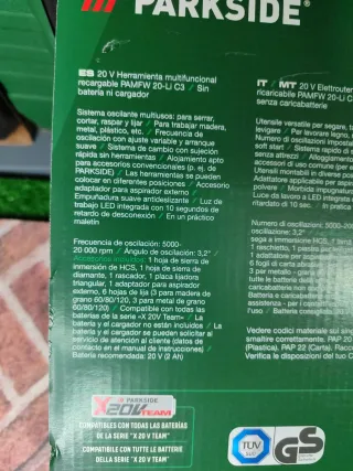 Herramienta multifunción Parkside