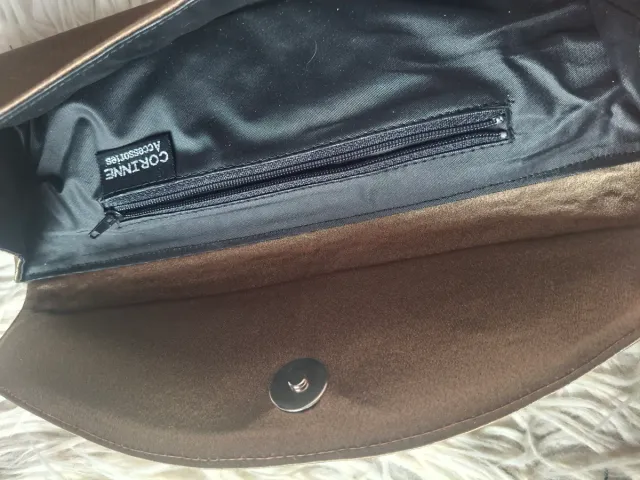 Conjunto bolso y zapatos fiesta oro