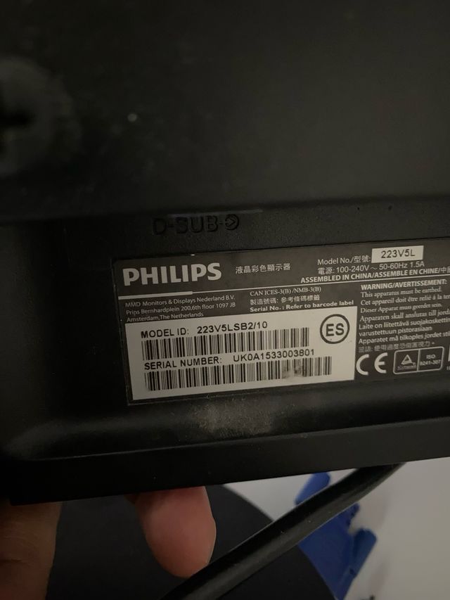 Monitor Philips 22″ Full HD (modelo 223V5LSB2/10)