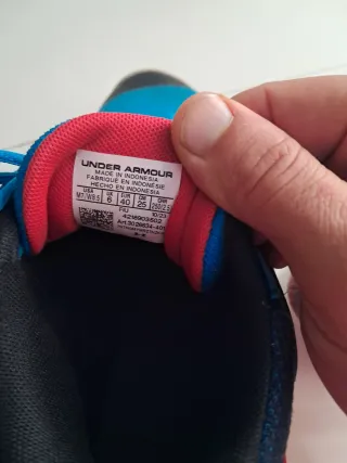 Zapatillas Baloncesto Under Armour Azul/Rojo