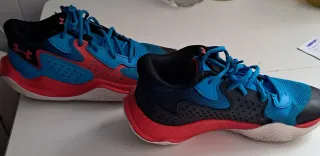 Zapatillas Baloncesto Under Armour Azul/Rojo