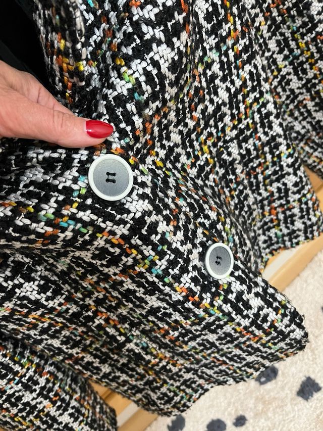 Chaqueta Tweed Multicolor