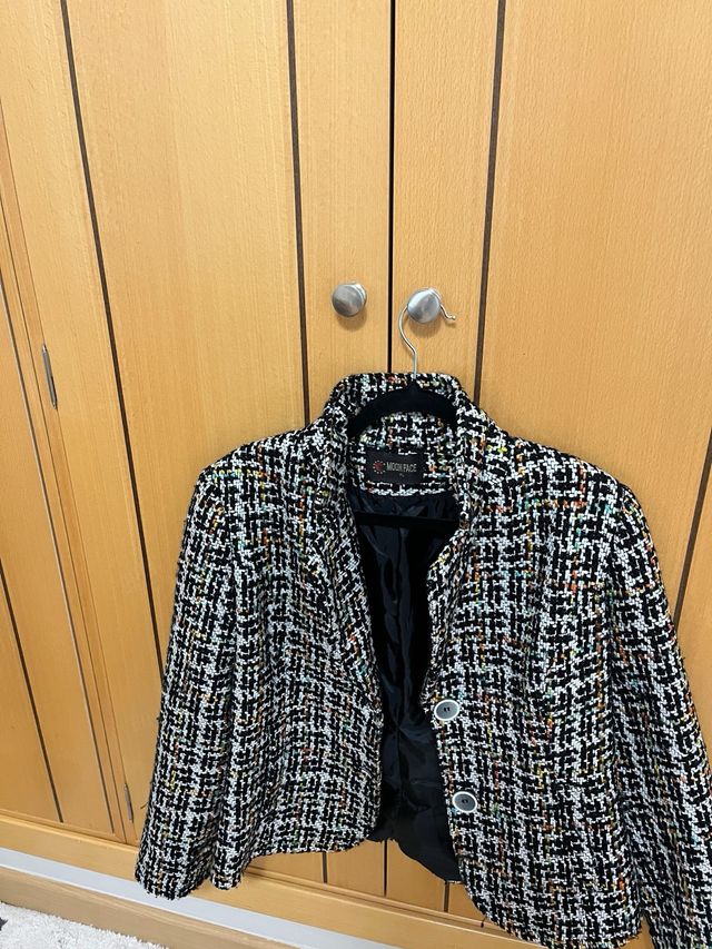 Chaqueta Tweed Multicolor