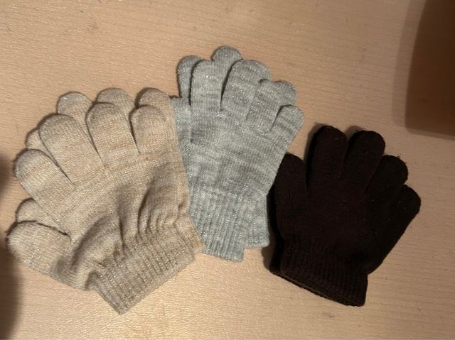 Lote 3 pares guantes niña ***solo envios**