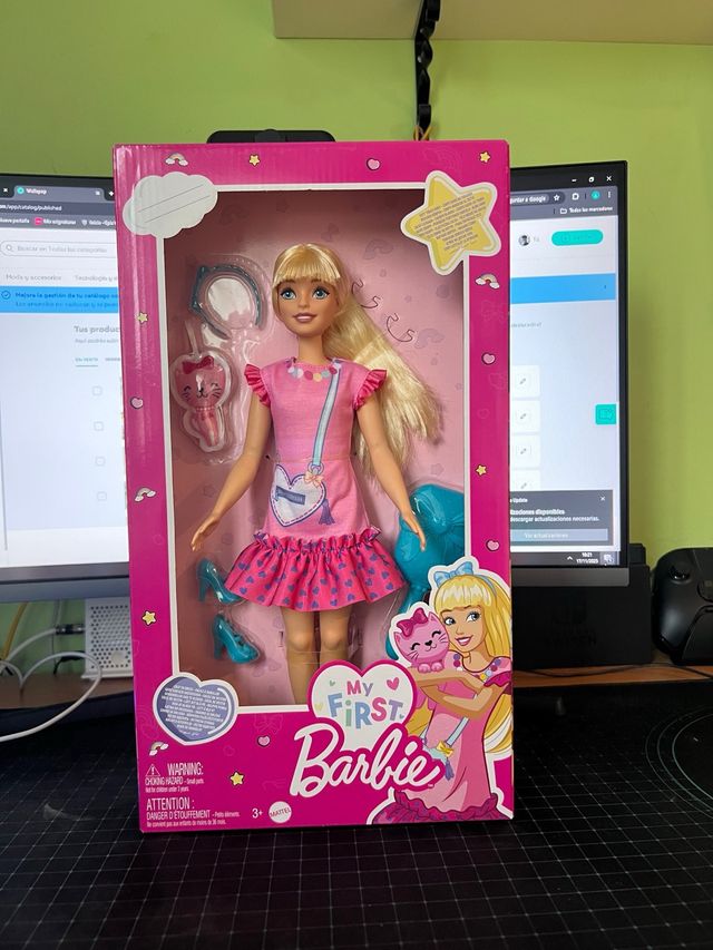 Muñeca My First Barbie con Accesorios