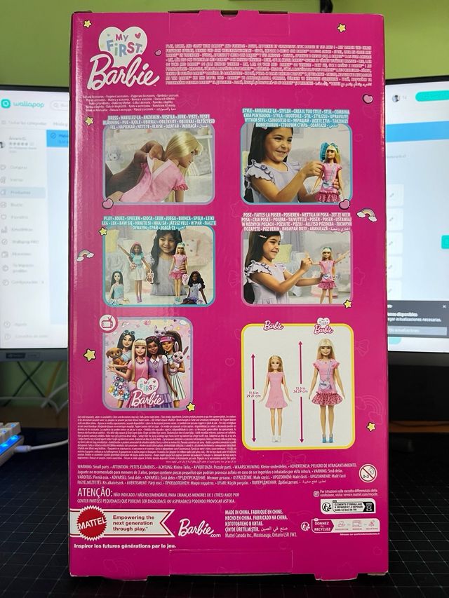 Muñeca My First Barbie con Accesorios