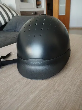 Casco Equitación Fouganza Negro Talla M