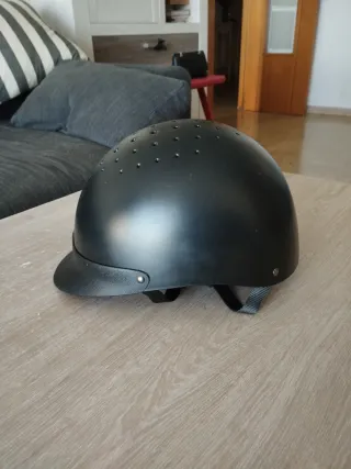 Casco Equitación Fouganza Negro Talla M