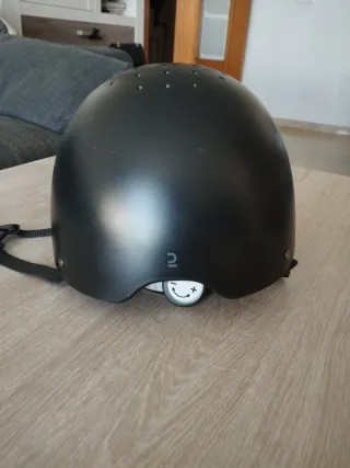 Casco Equitación Fouganza Negro Talla M