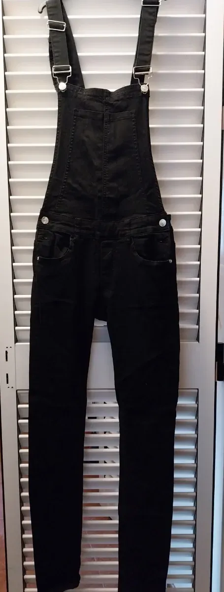 Mono vaquero negro mujer