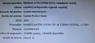 TORRE PC i5 6500-16GB RAM-SSD-HDD-W 11