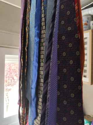 Lote de corbatas estampadas