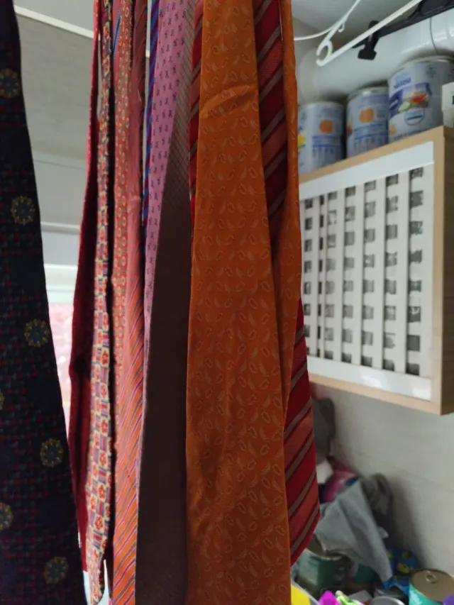 Lote de corbatas estampadas