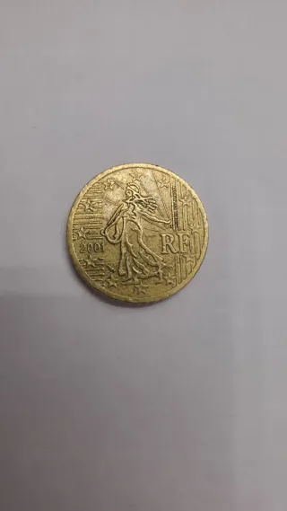 Moneda 50 céntimos La Sembradora 2001 RF