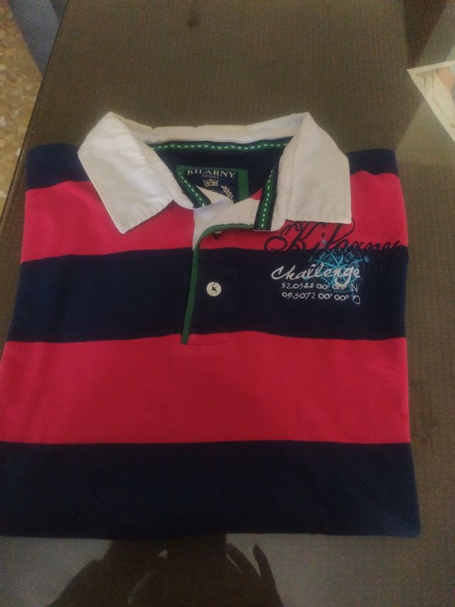 Polo Kilarney Rayas Manga Larga