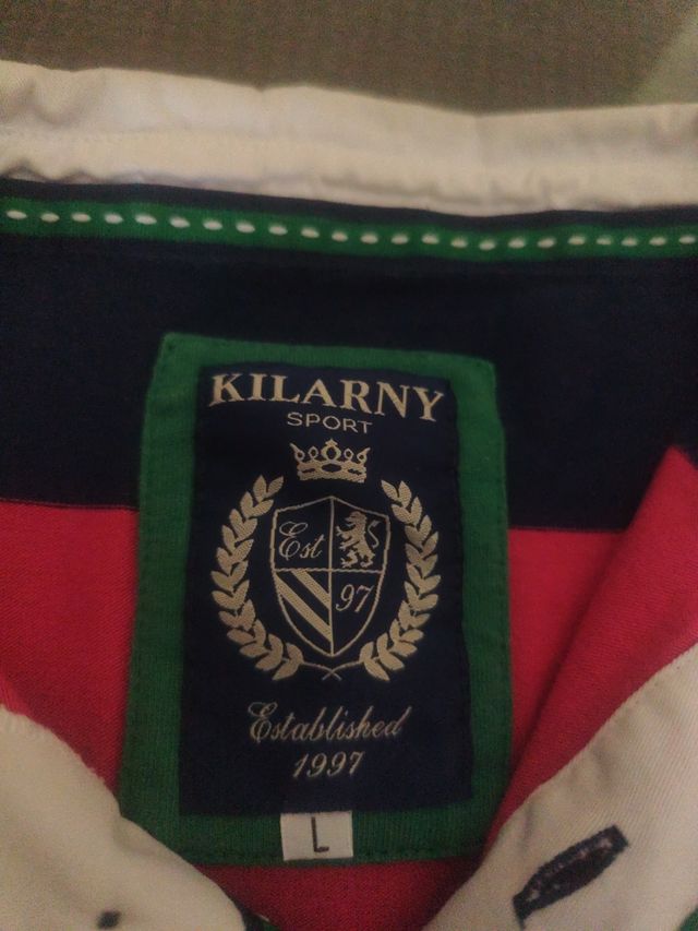 Polo Kilarney Rayas Manga Larga