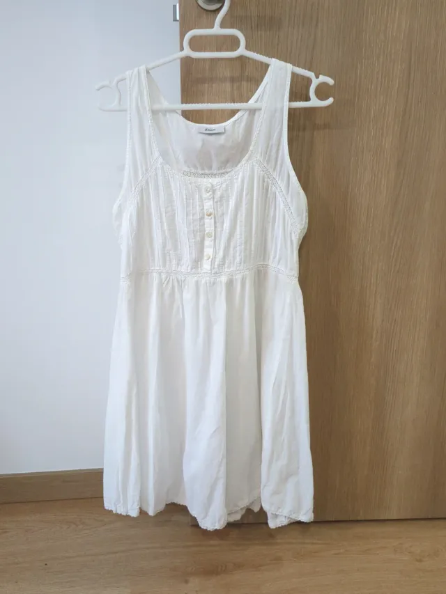 Vestido blanco veraniego Etam