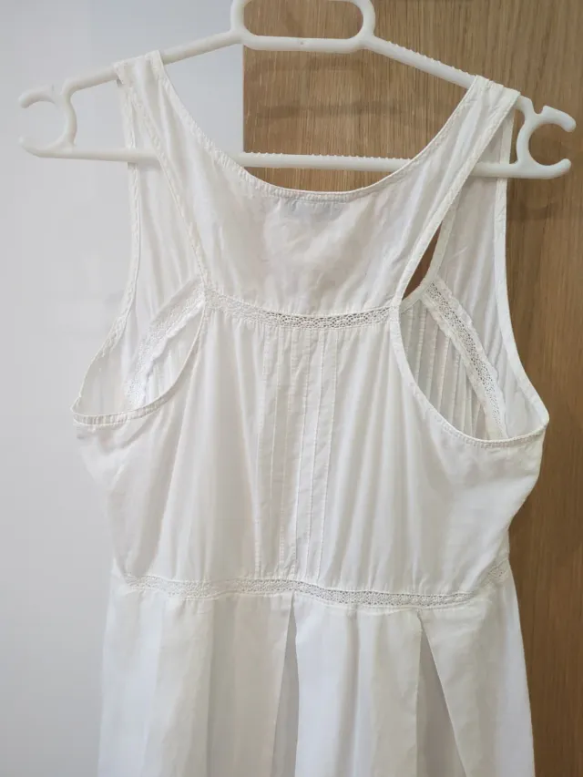 Vestido blanco veraniego Etam