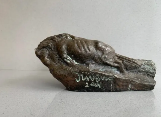 Escultura de caballo Oliveira 2001