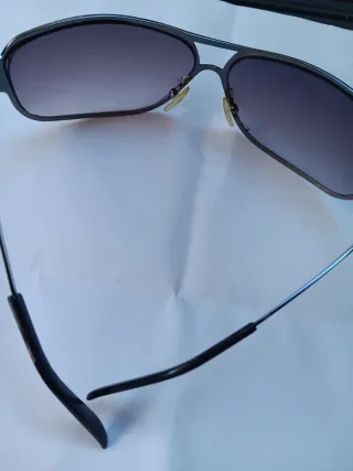 Occhiali da sole vintage uomo marrone/viola