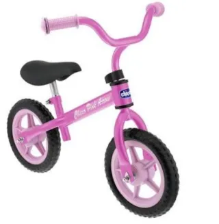 Bici sin pedales rosa