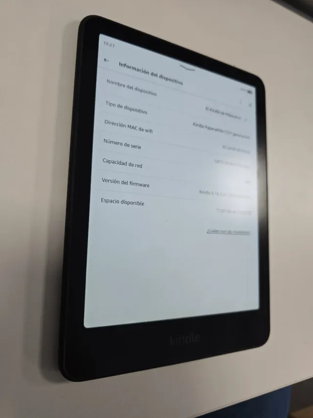 Kindle Paperwhite 12ª Gen 16GB Negro