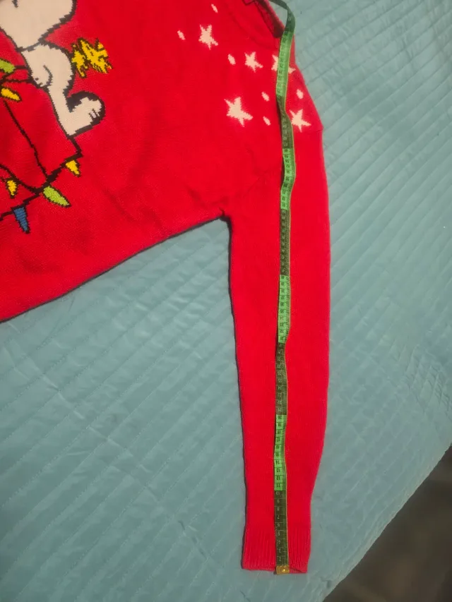 Maglione Snoopy Natale Vintage Taglia Unica