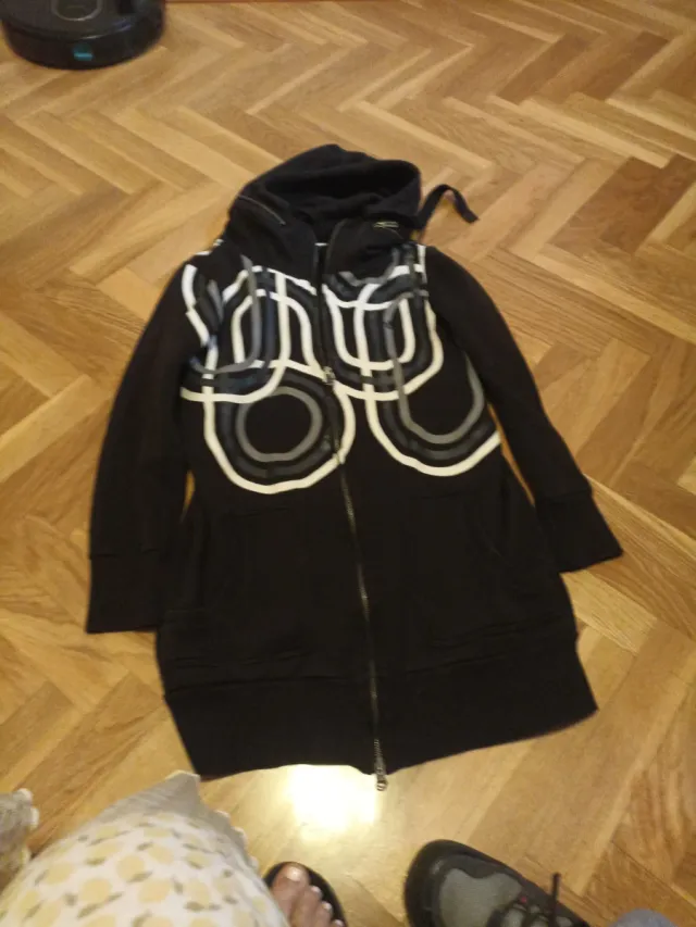 Chaqueta de algodón con capucha Adidas