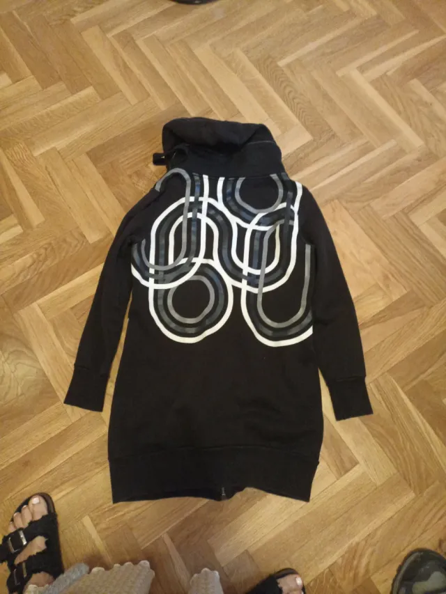 Chaqueta de algodón con capucha Adidas